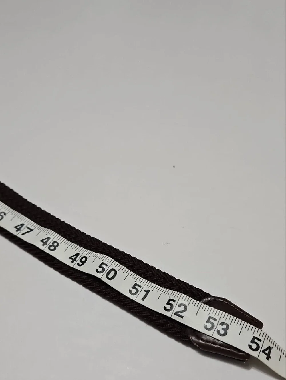 Bulliant Men’s Dark Brown Braided Stretch Belt with Silver Buckle Size 47